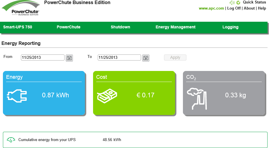 how to use powerchute business edition
